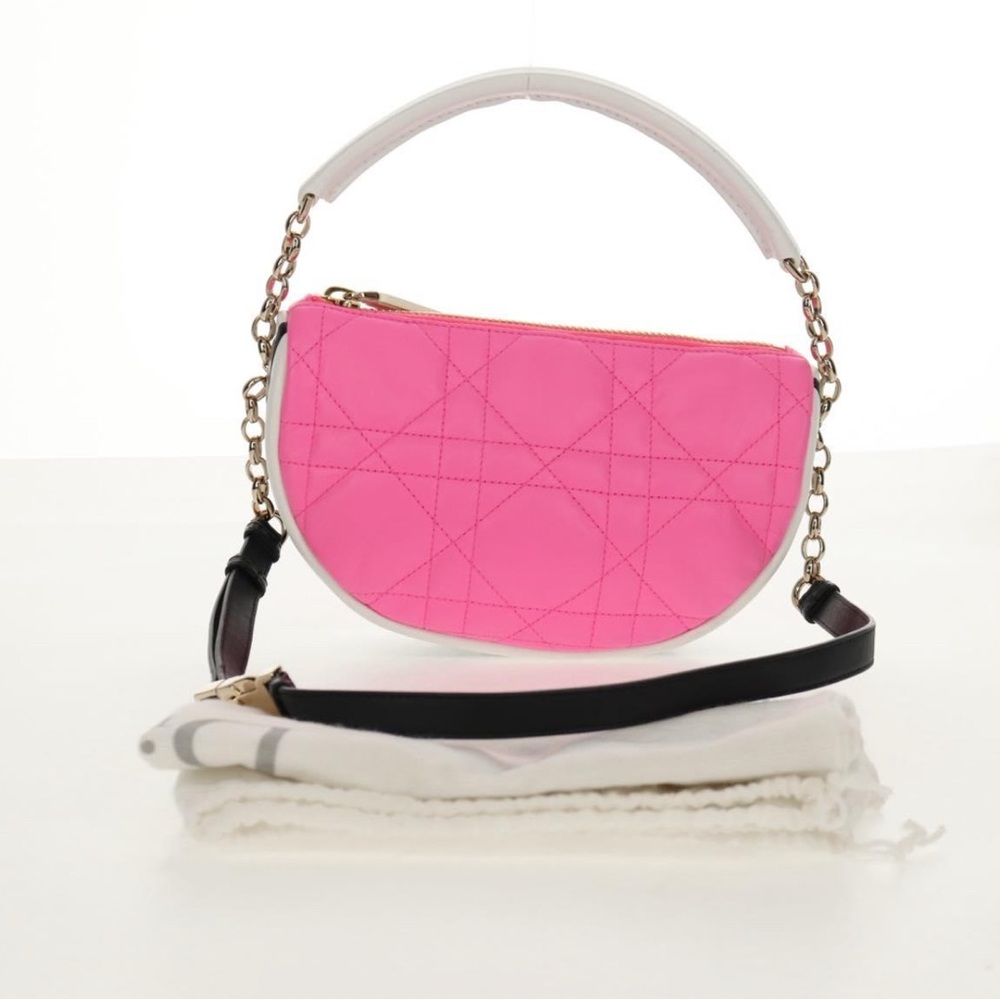 Christian Dior Vibe Hobo Cannage Bag Leather 2way bag